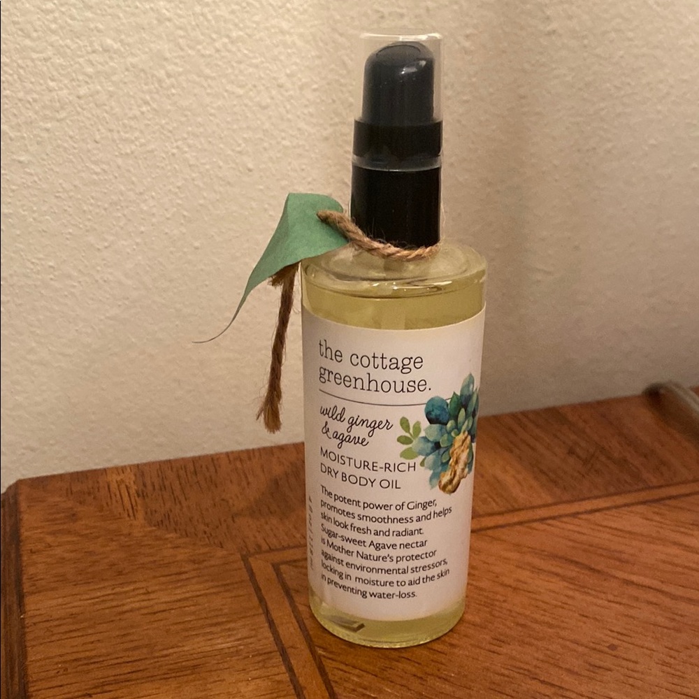 The Cottage Greenhouse Wild Ginger & Agave Moisture-Rich Dry Body Oil
